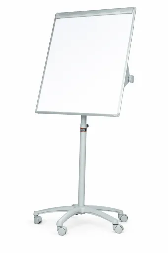 Flip Chart Classic Cinza – Quadro Branco 70x100cm com Tripé e Rodas