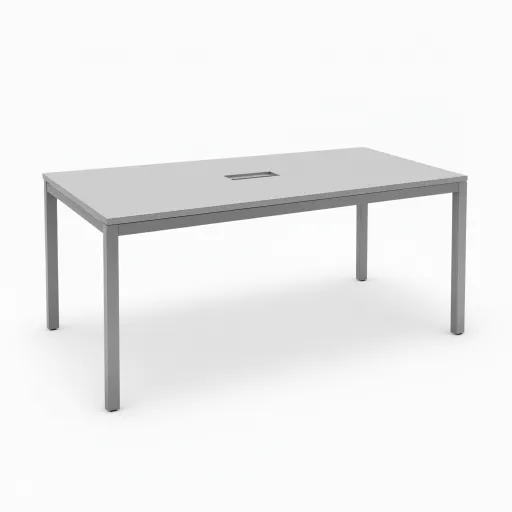 Mesa de Reuniões Riva 2000x1000 mm Cinza / Cinza