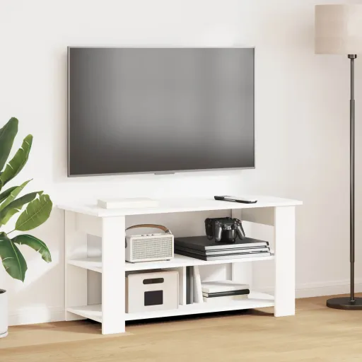 Suporte de TV Branco 100 x 40 x 50 cm
