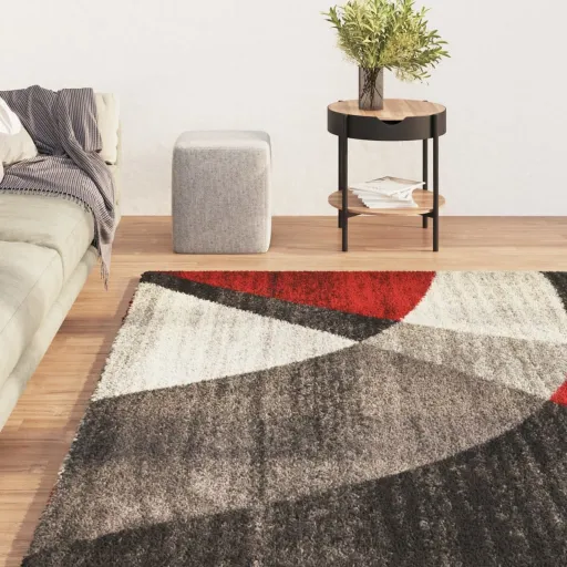Tapete de Sala de Estar 120x170 cm Multicor
