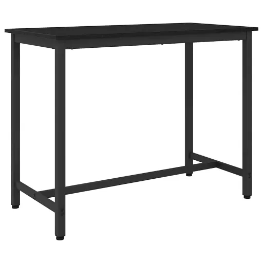 Mesa Carvalho Preto 100 x 50 x 76,5 cm