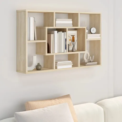 Prateleira Parede 85x16x52,5cm Madeira Sonoma Oak