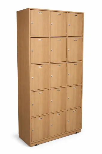 Cacifos Madeira Triplo 15 Cacifos 1850x1000x440mm