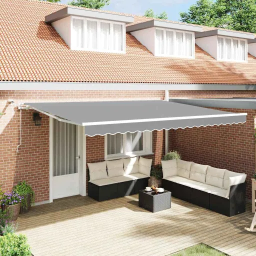 Estrutura de Toldo Branco 400 × 300 cm Alumínio
