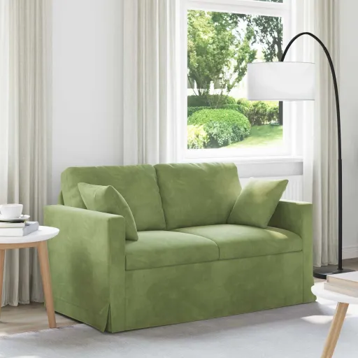 Sofá Verde Claro 138 x 78 x 80 cm Veludo