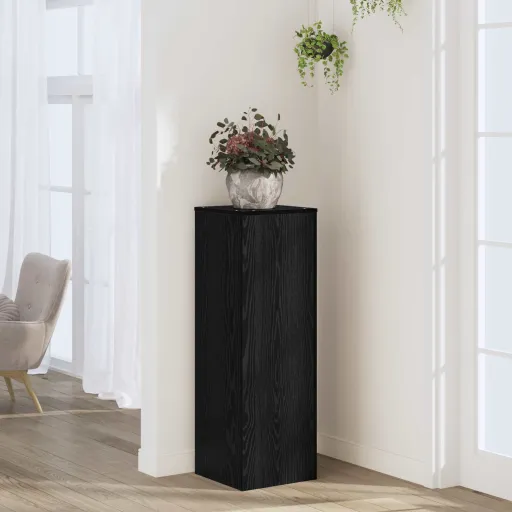 Suporte para Plantas Carvalho Preto 33 x 33 x 100 cm