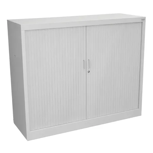 Armários de Escritório Persiana 1150x800x420mm Cinza
