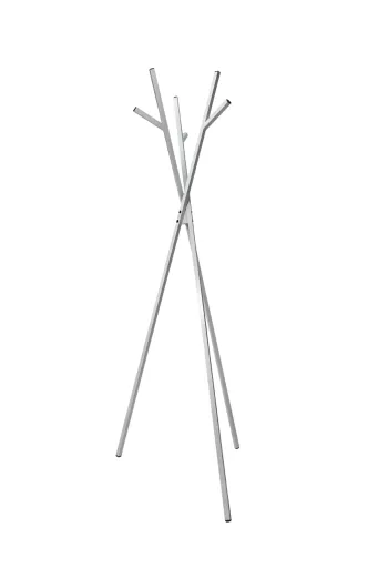Bengaleiro Metálico Cinza Riva De Design Contemporâneo