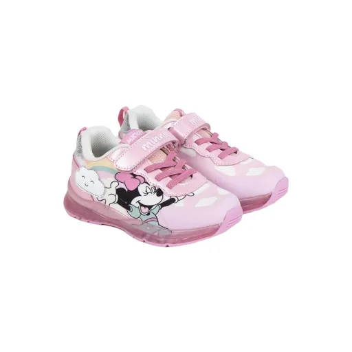 Sapatilhas Desportivas com LED Minnie Mouse Cor de Rosa