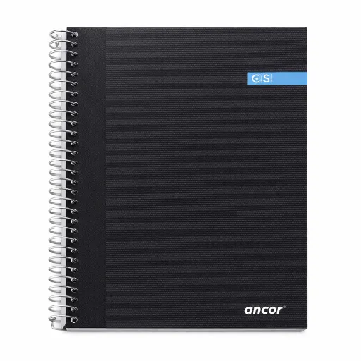 Caderno Espiral A5 Pautado 80Fls 70GR Azul Clássico Classic Stripes – Ancor