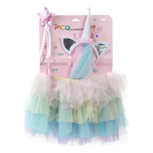 Tutu Inca Bailarina Unicornio Multicolor Unicórnio 24-36 Meses (3 Peças)