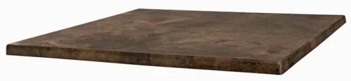 Tampo de Mesa Werzalit SM, Castanho ÓXIDO 223, 60 X 60 Cms.