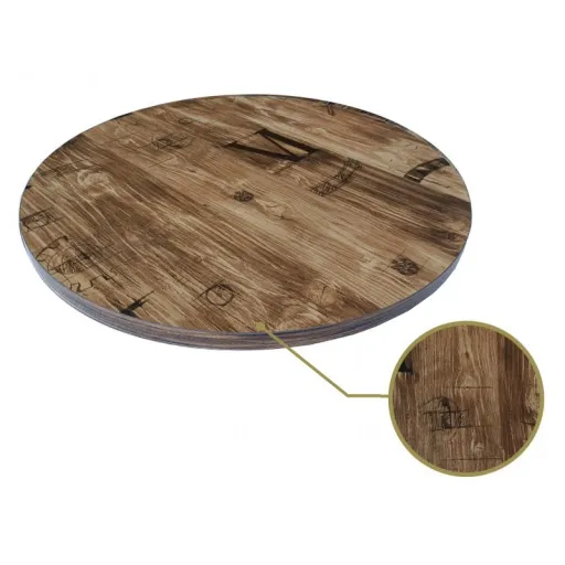 Tampo de Mesa HD7346, Vintage, 70 Cms de Diâmetro