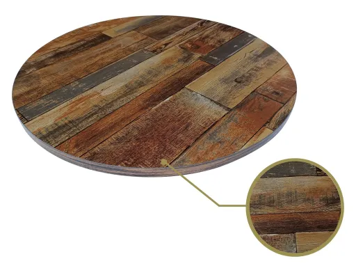 Tampo de Mesa HD7347, Vintage, 70 Cms de Diâmetro