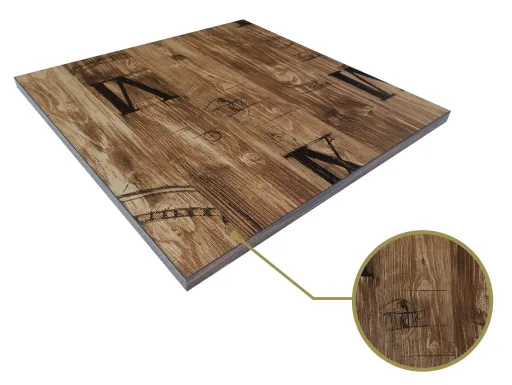 Tampo de Mesa HD7346, Vintage, 60 x 60 Cms