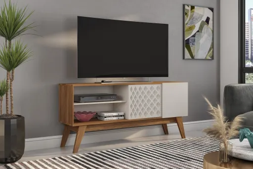 Móvel TV PREMIUM, Matte e Casca de Ovo, 150 Cms.