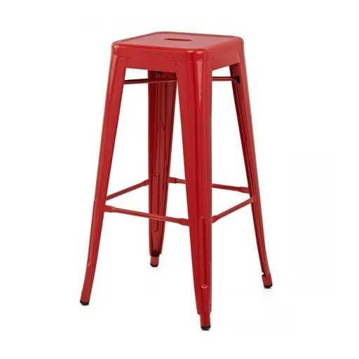 Banco de Bar TOL EK LIMITED, Aço, Vermelho