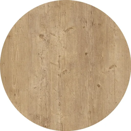 Tampo de Mesa Werzalit WER-WOODART, Avalon Pine 4729, 60 Cms de Diâmetro