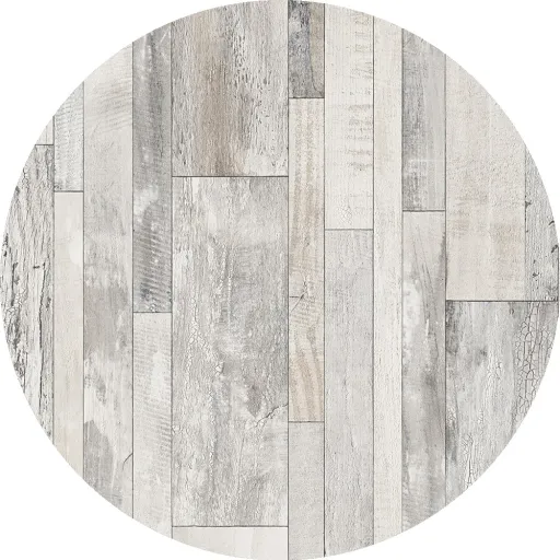 Tampo de Mesa Werzalit WER-FANTASY, White Block 7537, 80 Cms de Diâmetro