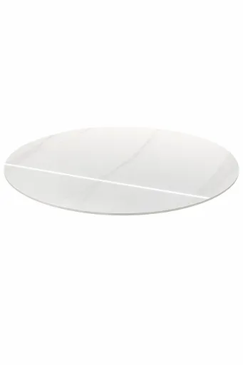 Mesa NAIDA, Metal, Tampo Cerâmica, 120 Cms Diâmetro