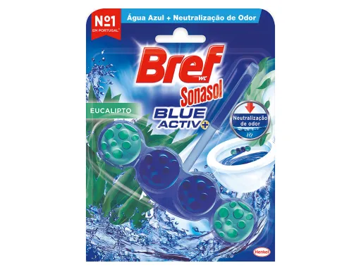 Bloco Sanitário Bref Blue Active Eucalipto com Água Azul