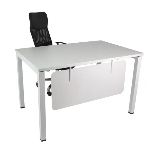 Secretária de Escritório 1800x800x750mm com Painel Daisy Qualita – Riva