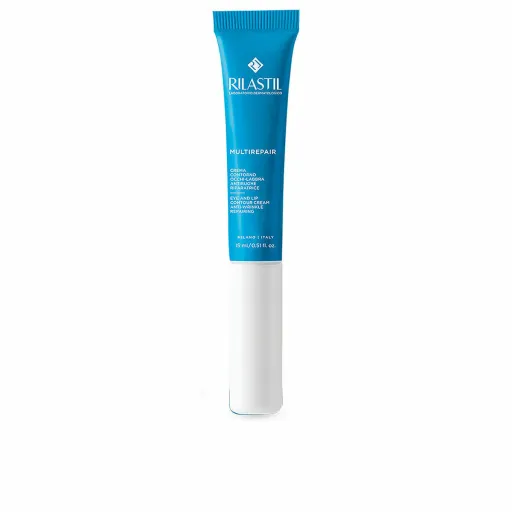 Creme Antienvelhecimento para o Contorno de Olhos e Lábios Rilastil Multirepair 15 ml
