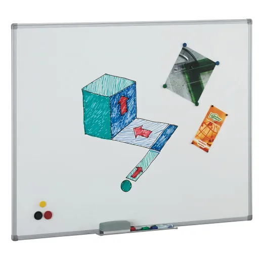 Quadro Branco Magnético Riva 90x120 cm Cerâmica