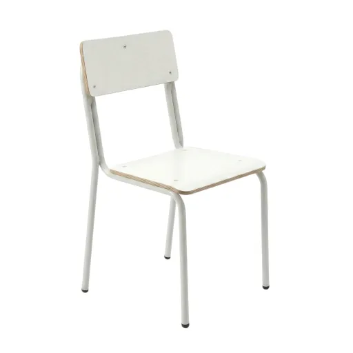 Cadeira Escolar 360mm 699 Empilhável Branco – Ergonomia, Conforto e Economia de Espaço para Crianças