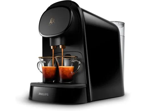 Maquina de Capsulas Philips Barista 19 Bares 1450w 1l Duplo Espresso Compativel com Capsulas l'or e Nespresso Preto