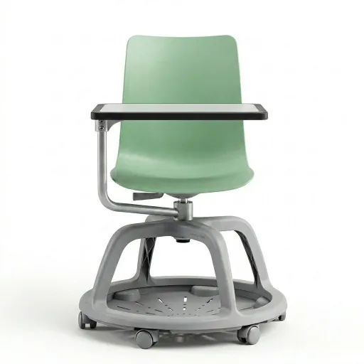 Cadeira Active 360 44cm com Palmatória Verde Claro – Ergonomia e Estilo Dinâmico