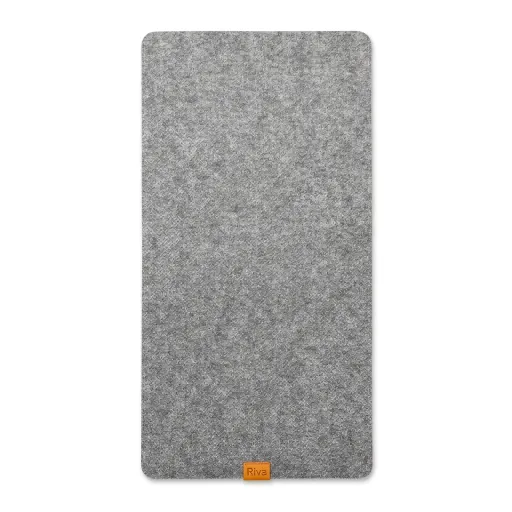 Base de Secretária Riva 80x40cm Cinza – Proteção e Conforto Premium