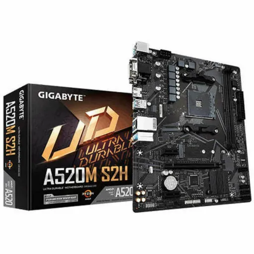 Placa Mãe Gigabyte A520M S2H AMD AM4 AMD A520 AMD