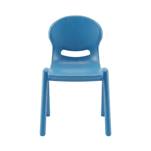 Cadeira Bi Office Flex 40cm Azul – Ergonomia e Resistência Empilhável