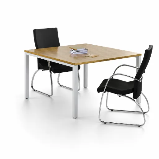 Mesa de Reunião Quadrada Better 120x120 cm Personalizável