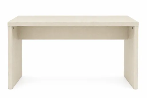 Secretária Ligno 1400x800x750mm | Branco | Tampo Melamina Alta Qualidade | Nível Regulável