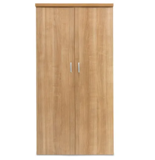 Armário de Portas de Bater em Melamina 1600x800x400 mm Cerejeira Chocolate - Riva