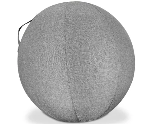 Cadeira, Bola Pilates Riva Office Zen Ball Cor Cinza