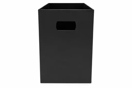 Caixa Organizadora Preta de Segunda Vida 32x17,5x29,5cm