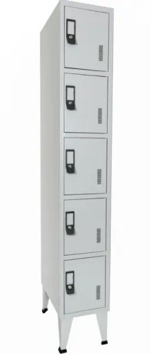 Cacifo Metálico Simples 5 Cacifos 1900x300x500mm – Standard