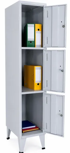 Cacifos Metálico Simples 3 Cacifos 1900x300x500 mm Standard