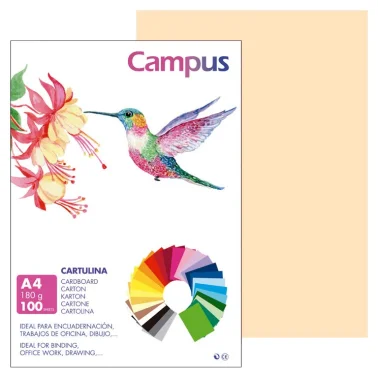 Cartolina Campus A4 180g Creme - Campus
