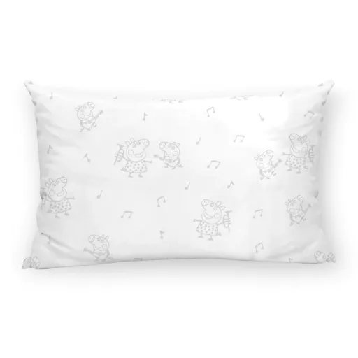 Capa de Almofada Peppa Pig Cinzento Multicolor 30 x 50 cm 100 % Algodão