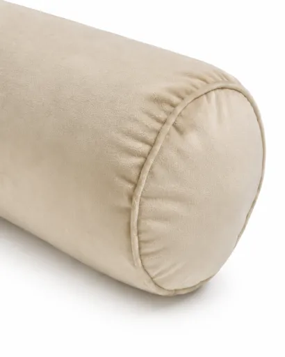 Almofada de Veludo Bege 50 x 15 cm – Conforto e Elegância Decorativa