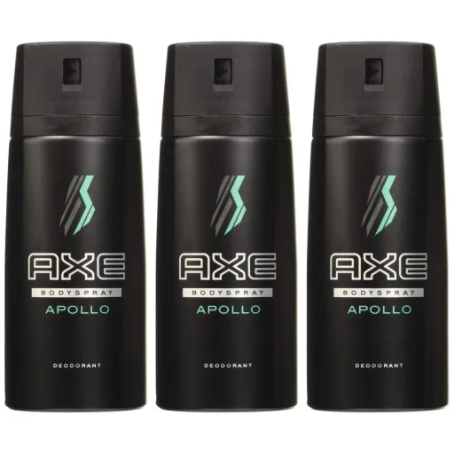 Desodorizante em Spray Axe Apollo 150 ml 3 Peças