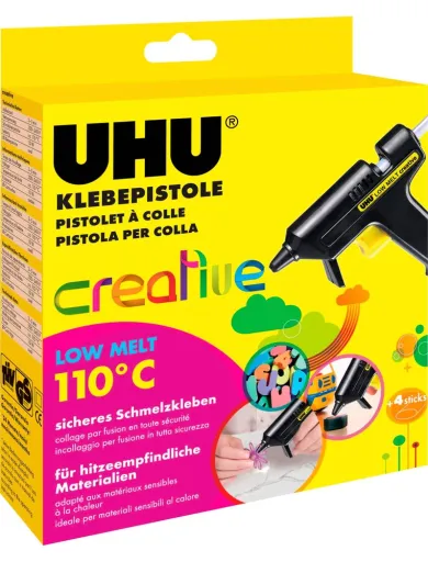 Pistola de Cola Quente Uhu Creative a Baixa Temperatura 100w
