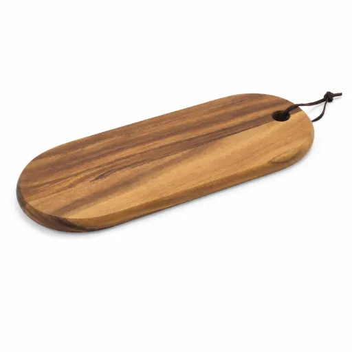 Tábua de Cozinha Oval em Acácia 16 x 38 x 2 cm