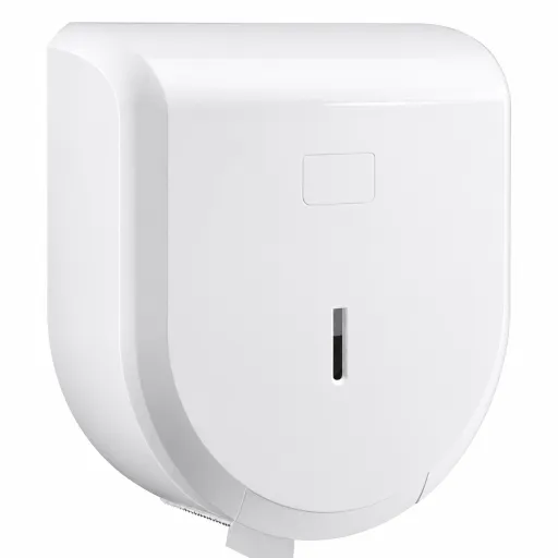 Dispensador de Papel Higiénico Jumbo Branco 250 × 250 × 140 mm