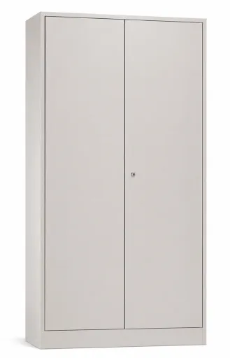 Armário de Escritório Contabilidade com Portas de Bater 1950x1000x420 mm Cinza Riva Office