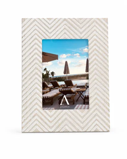 Moldura de Fotografia MDF Zig-Zag para Foto 10 x 15 cm